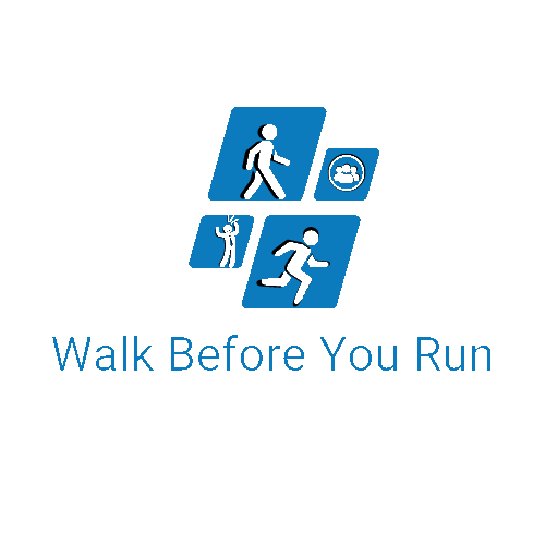 Walk Before You Run Logo